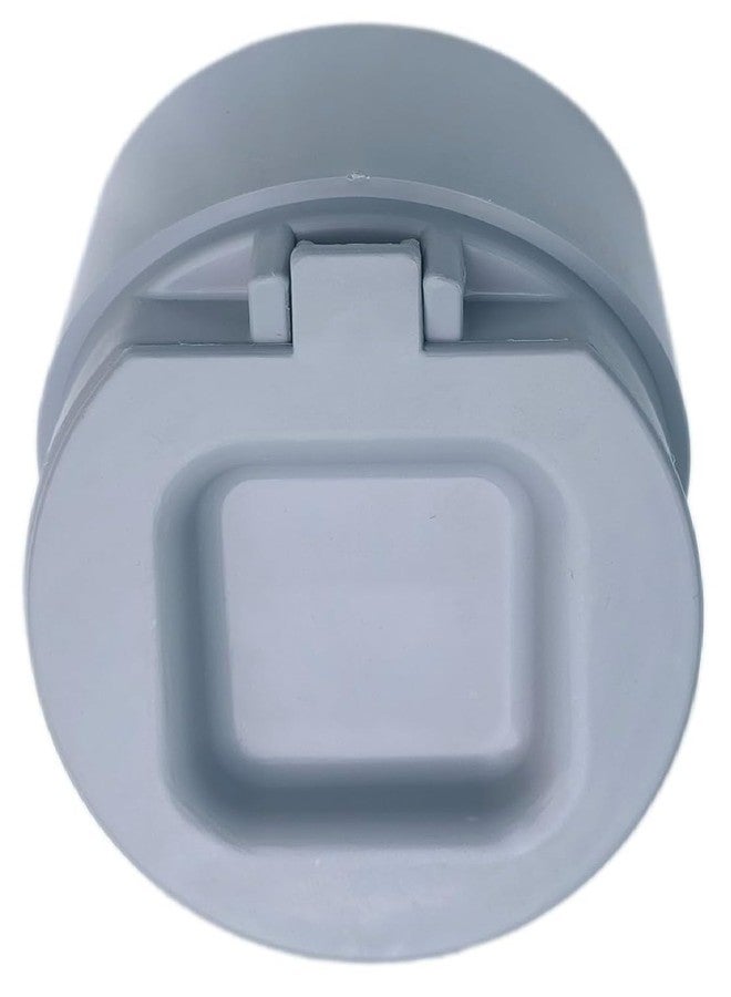 ES EKSAFAR ESEKSAFAR PVC Drain Backflow Valve Anti Rats Cockroaches, Snakes Backflow Strainer Cap,Cover,Hose Non Return Water for pipe (2pc -2 inch PVC Drain cap Means 63mm O.D. Pipe) - Image 2